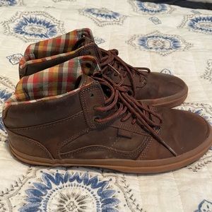 Vans OTW Collection Brown Leather Shoes size 10